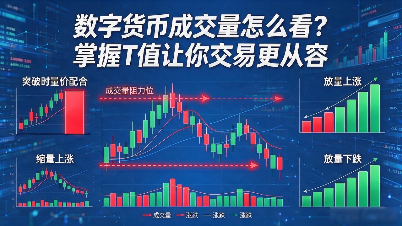 数字货币成交量怎么看？掌握T值让你交易更从容