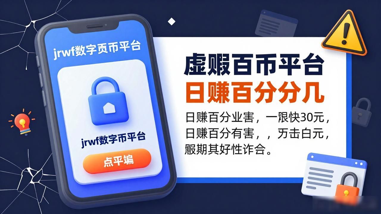 jrwf数字货币平台是真的吗？小心这些诈骗陷阱
