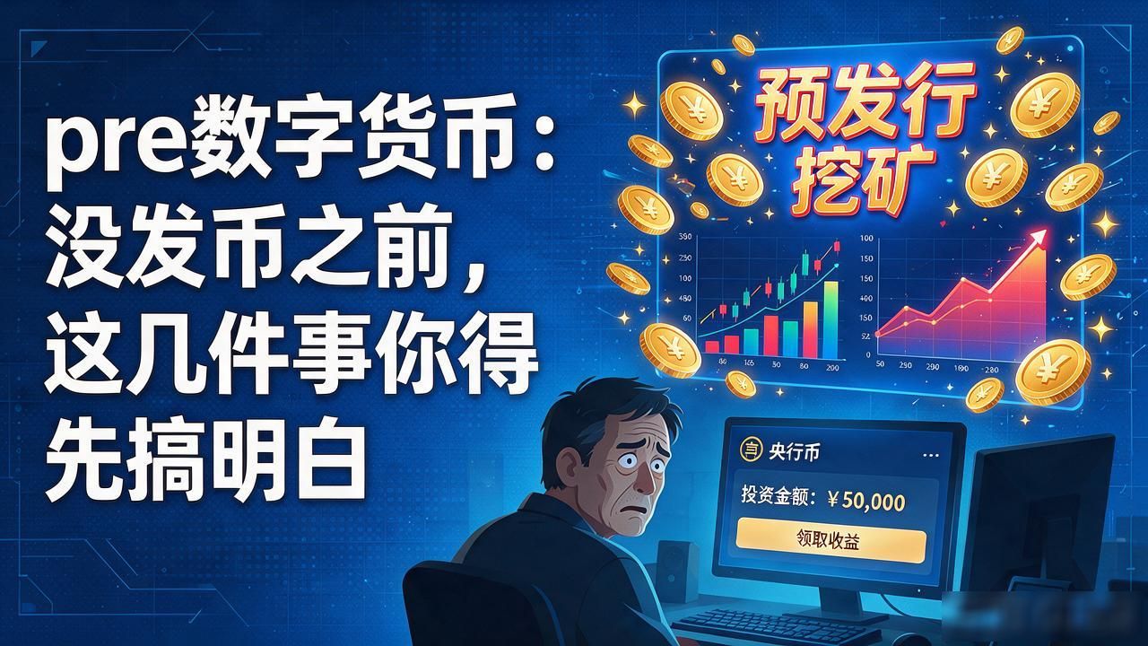 pre数字货币：没发币之前，这几件事你得先搞明白
