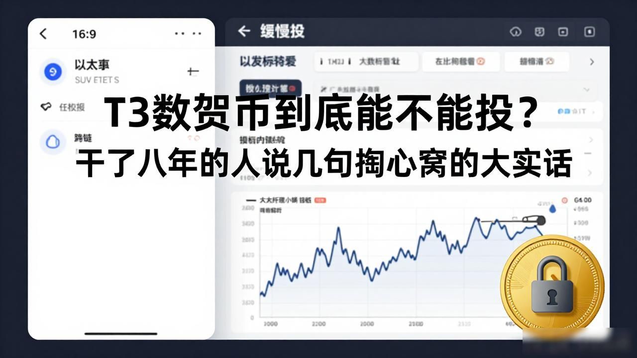 t3数字货币到底能不能投？干了八年的人说几句掏心窝的大实话