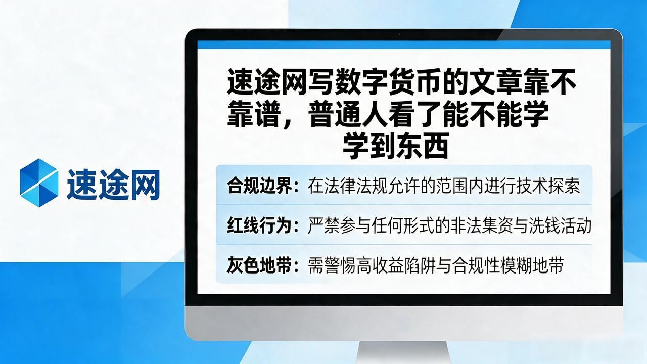 速途网写数字货币的文章靠不靠谱，普通人看了能不能学到东西