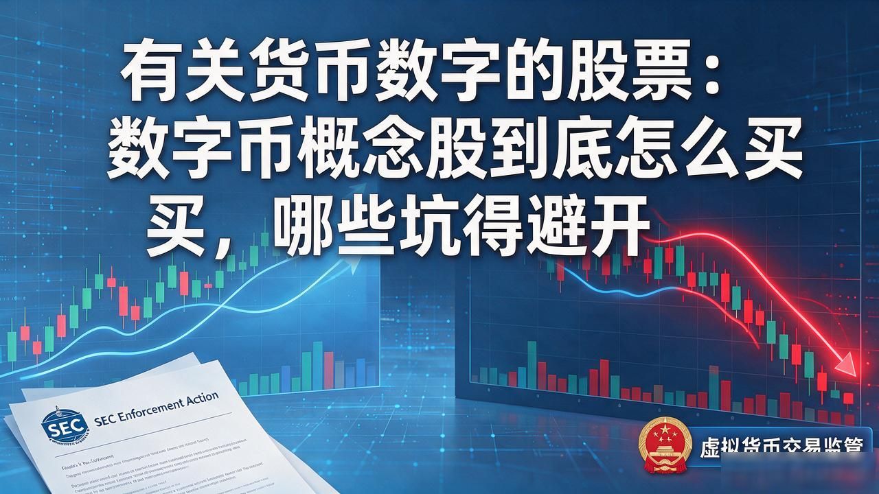 有关货币数字的股票：数字币概念股到底怎么买，哪些坑得避开