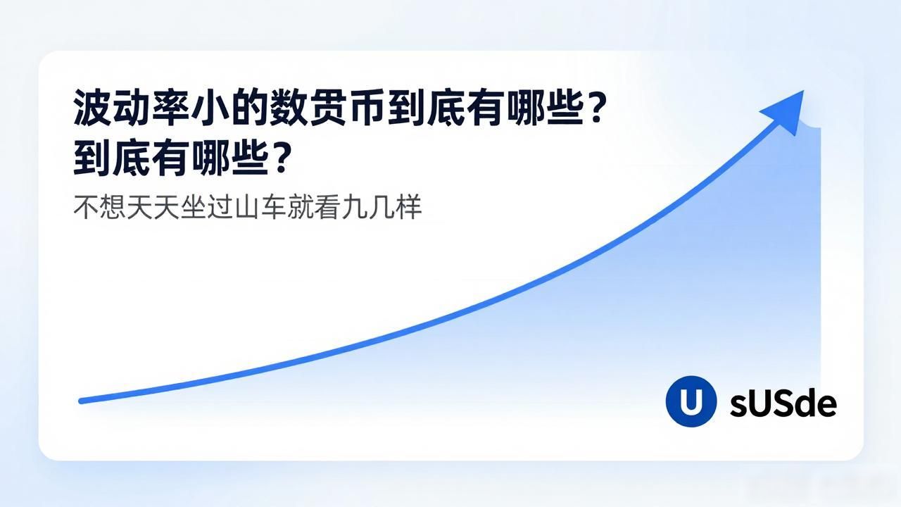 波动率小的数字货币到底有哪些？不想天天坐过山车就看这几样