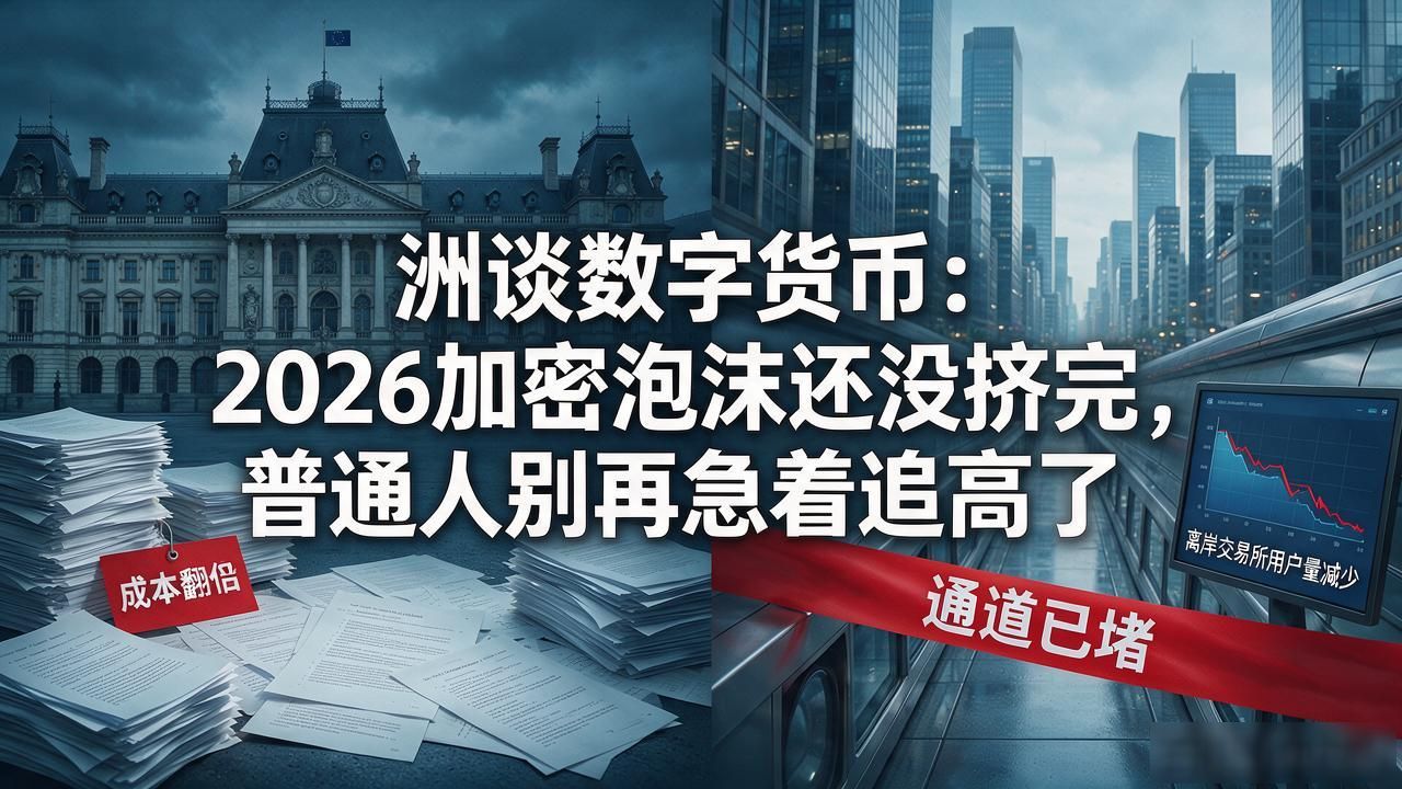 洲谈数字货币：2026加密泡沫还没挤完，普通人别再急着追高了