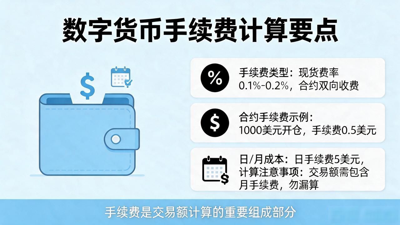 数字货币交易额怎么算？别只盯着成交价，这几笔钱也得算进去