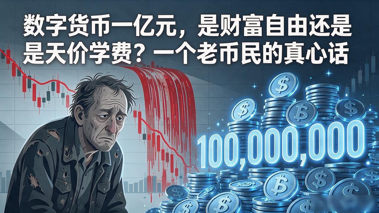 数字货币一亿元，是财富自由还是天价学费？一个老币民的真心话