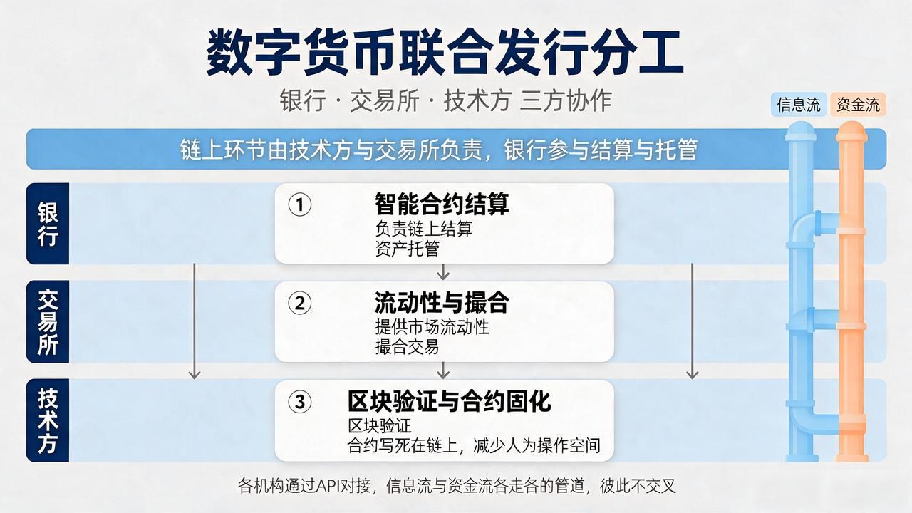数字货币结算托管合规流程_银行合规闸门机制_数字货币联合几家机构